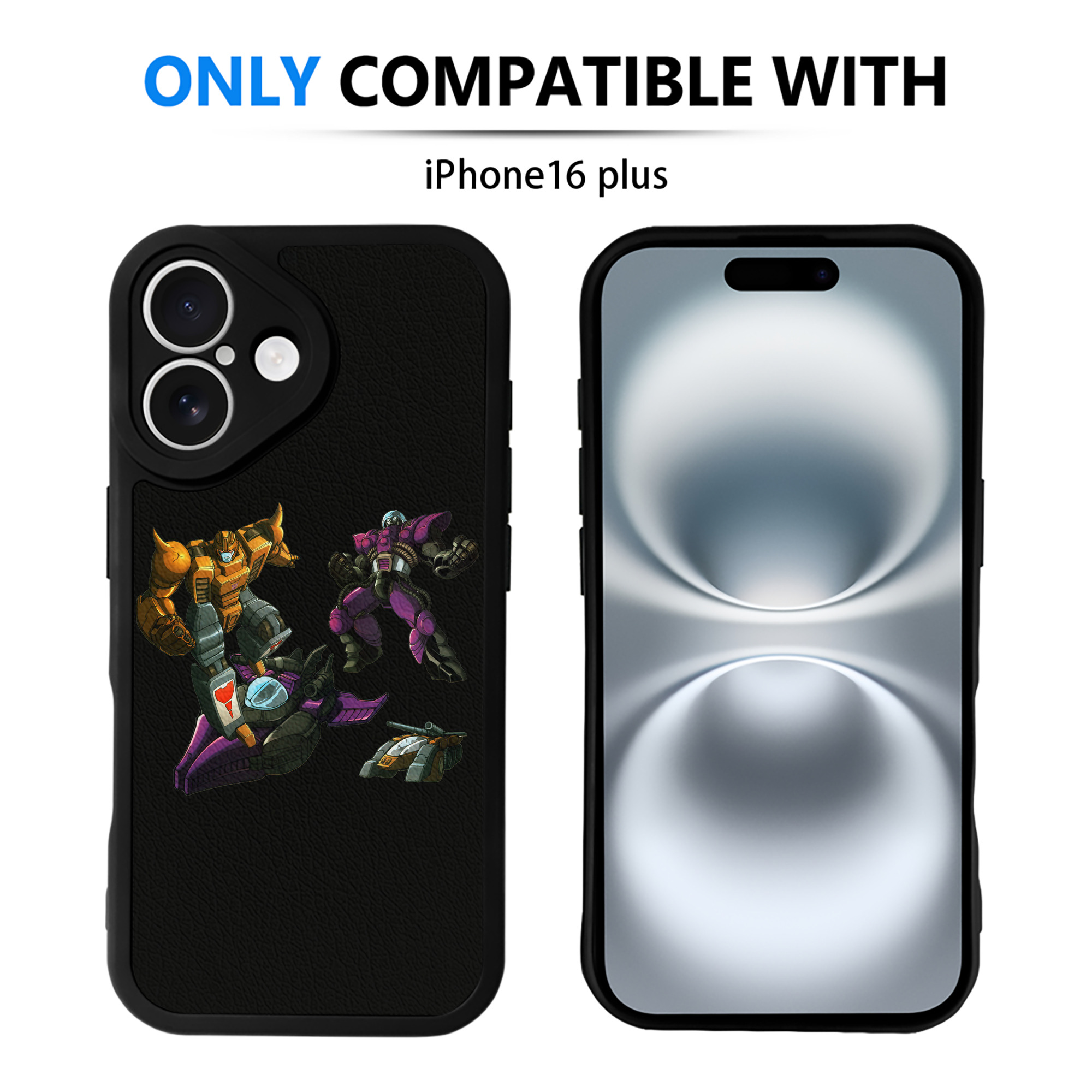 （画像用）  【iPhone 16シリーズ対応】シリコンスマホケース（レザー調） 材質：シリコン